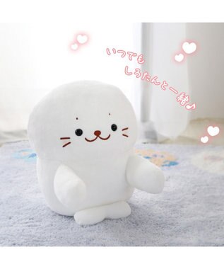 Mother garden しろたん デスクワークワクッション 38cm -