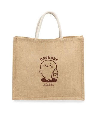 Mother garden しろたん ジュートトート 《おでかけ》 L おでかけ