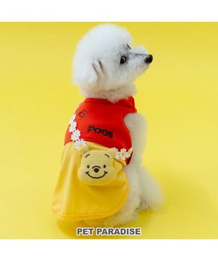  ディズニー くまのプーさん タンクトップ 《お花ストラップ》 小型犬