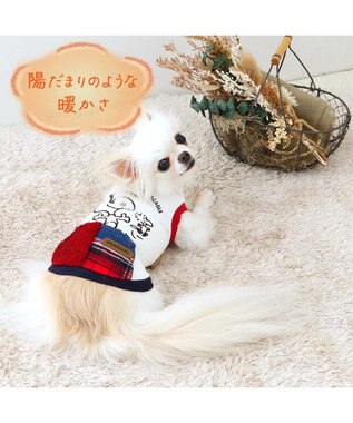 PET PARADISE スヌーピー ペティヒート プレミアム タンクトップ 《ハッピーダンス柄 》小型犬 白