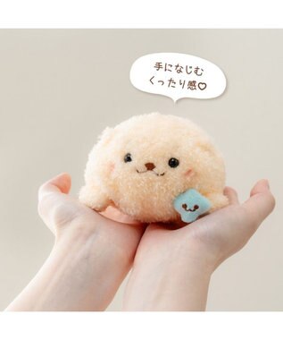 Mother garden しろたん らっこいぬメルティ 手のりマスコット ベージュ