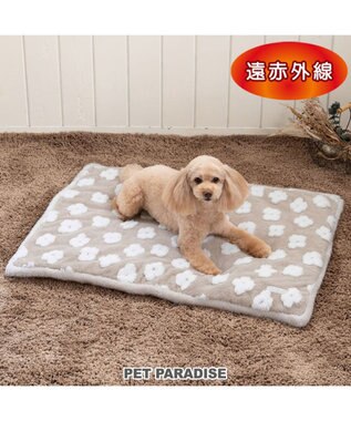  ペットパラダイス 遠赤外線 ボアマット 《お花柄》角型 小型犬