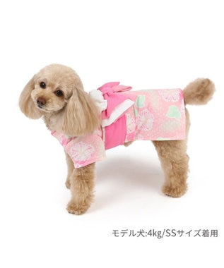 PET PARADISE ペットパラダイス 絞り風 浴衣 《朝顔》 小型犬 朝顔