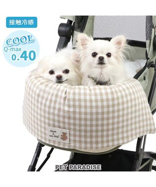  ペットパラダイス クール カートクッション  《くまちゃん柄》