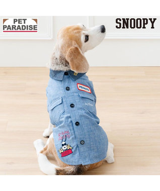 PET PARADISE スヌーピー ワークシャツ 中型犬