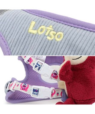 PET PARADISE ディズニー トイ・ストーリー ロッツォ マスコット付き ハーネス Ｓ 小型犬 ピンク（濃）