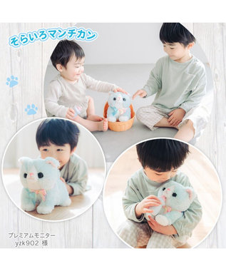 Mother garden  マザーガーデン さわってねこちゃん＆バスケット そらいろマンチカン