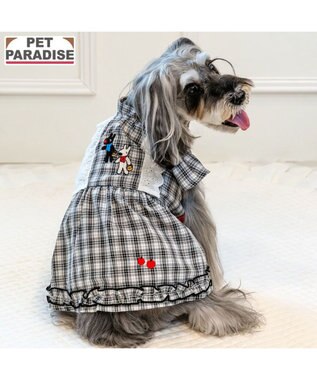 PET PARADISE リサとガスパール  ワンピース 《チェック柄》小型犬