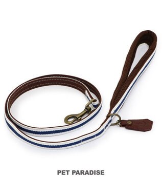 PET PARADISE ペットパラダイス ネイビー ライン入り リード ＳＳ～Ｓ 小型犬