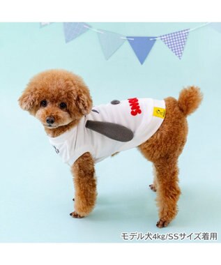 PET PARADISE スヌーピー 顔ボン トレーナー 小型犬 ホワイト