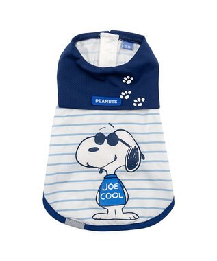 PET PARADISE スヌーピー ジョークール クール タンクトップ 小型犬 ホワイト×ブルー