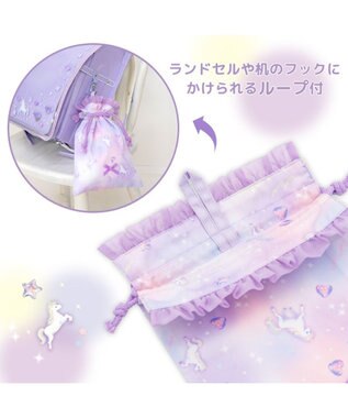 Mother garden マザーガーデン ユニコーン 巾着 《ぷっくり柄》 小 ぷっくり柄