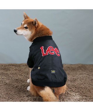 PET PARADISE Lee サガラ刺繍 ブルゾン 中型犬 黒