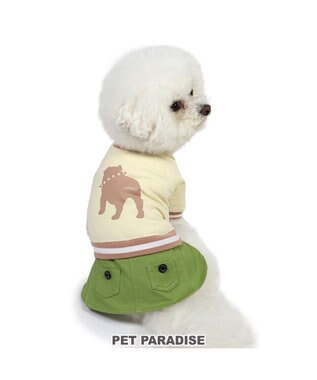  J.PRESS バックブルドッグ スカートつなぎ 小型犬