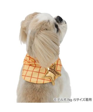 PET PARADISE ディズニー トイ・ストーリー ウッディ クール バンダナ 小型犬 ブラウン