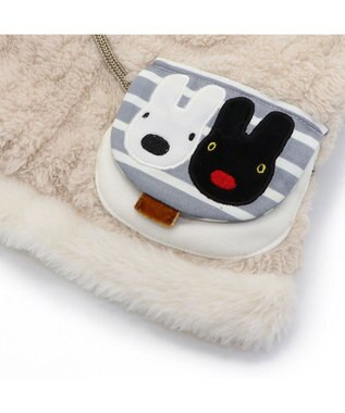 PET PARADISE リサとガスパール ポンチョ ポシェット付き 小型犬 ベージュ