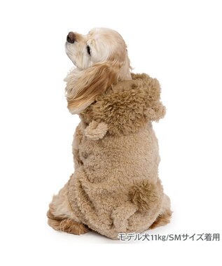 PET PARADISE ペットパラダイス ライオン ふわふわ パーカー 中型犬 大型犬 ベージュ