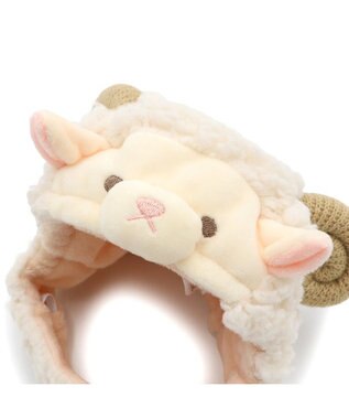 PET PARADISE ペットパラダイス 干支未 帽子 ＳＭ～Ｍ/Ｌ ホワイト