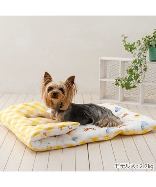 PET PARADISE ディズニー くまのプーさん クールロールマット ホワイト×イエロー