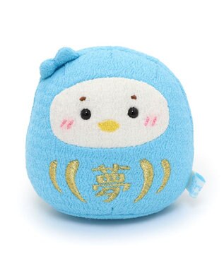 Mother garden しろたん 手のり ちりめん だるま マスコット ちびちびマスコット 8cm 【単品】 らむね