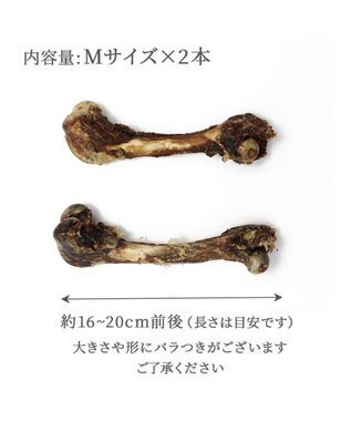 PET PARADISE ≪数量限定≫  鹿 げん骨 デンタルおやつ Mサイズ×2本 純国産 鹿 げん骨