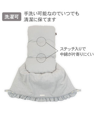 PET PARADISE ペットパラダイス ペットカート クッション 《お花》 グレー