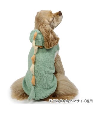 PET PARADISE ペットパラダイス ふわふわ 恐竜なりきり 中型犬 大型犬 グリーン