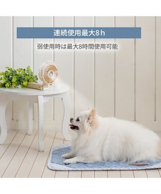 PET PARADISE 〔2025年モデル〕 ペットパラダイス ミスト ハンディファン 《ライトベージュ》 ライトベージュ