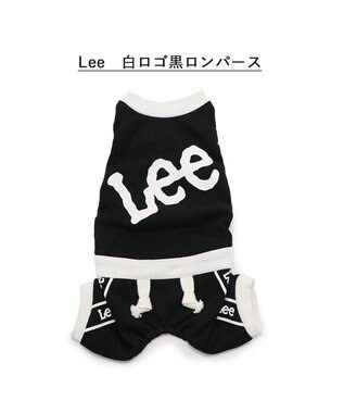 PET PARADISE Lee ロンパース 《ロゴ柄》 小型犬 ブラック