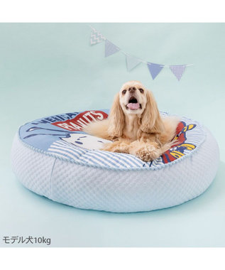 PET PARADISE スヌーピー スケボークッション Ｌ ブルー