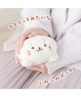 Mother garden しろたん マルチポーチ 《のんびり顔》 単品 のんびり顔