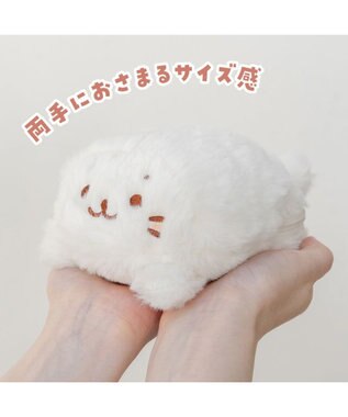 Mother garden しろたん マルチポーチ 《のんびり顔》 単品 のんびり顔