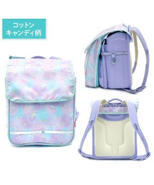 Mother garden マザーガーデン ユニコーン 収納ポケット付き ランドセルカバー 《コットンキャンディ柄》 コットンキャンディ柄
