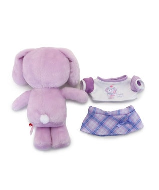 Mother garden マザーガーデン きせかえ ぬいぐるみ Sサイズ ぷるねらちゃん 《パープルチェック》 ぷるねらちゃん
