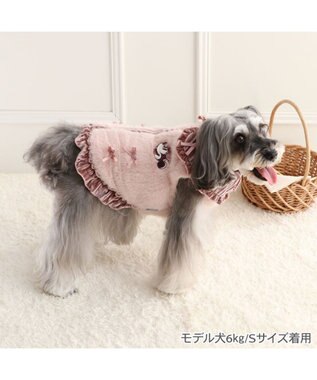PET PARADISE ディズニー ミニーマウス リボンベスト 小型犬 ピンク