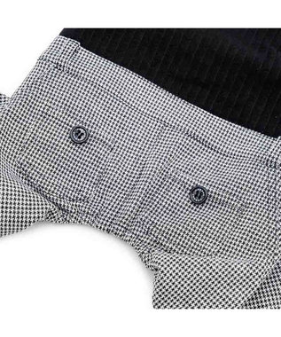 PET PARADISE J.PRESS ちどり柄 パンツつなぎ 小型犬 ブラック