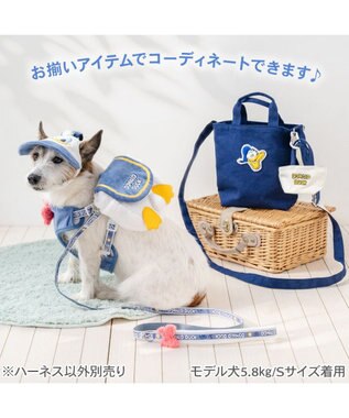PET PARADISE ディズニー ドナルドダック リュックハーネス Ｓ ホワイト×ブルー