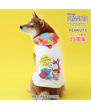  スヌーピー 75周年 パーカー 中型犬
