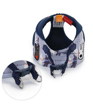 PET PARADISE リサとガスパール ベストハーネス  であい柄 ３Ｓ 小型犬 -
