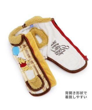 PET PARADISE ディズニー くまのプーさん 背開き ベスト 《 風船柄》 小型犬 黄