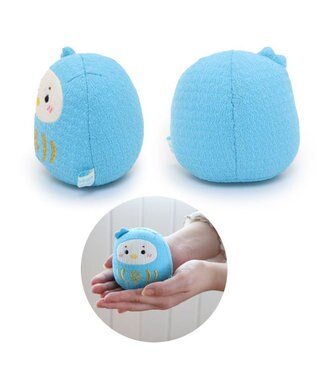 Mother garden しろたん 手のり ちりめん だるま マスコット ちびちびマスコット 8cm 【単品】 らむね