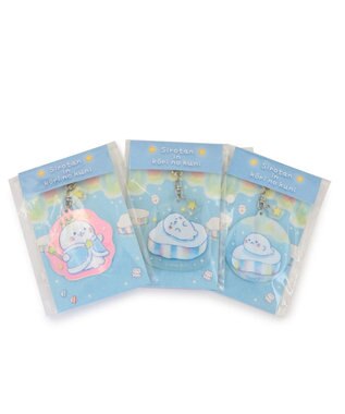 Mother garden しろたん 氷の国 アクリルキーホルダー 《オーロラとしろたん》 単品 オーロラとしろたん