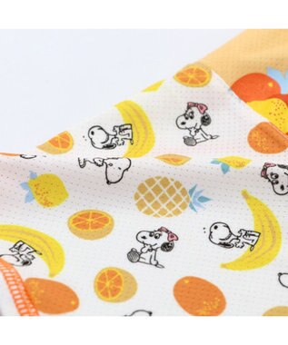 PET PARADISE 犬の服 春夏 ひんやり クール メッシュ 接触冷感 虫よけ スヌーピー フルーツ 柄タンクトップ 【小型犬】 クールマックスエコメイド 橙