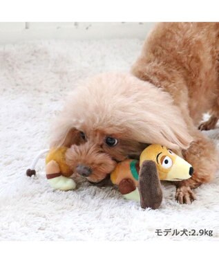 PET PARADISE ディズニー  トイ・ストーリー  スリンキー ロープトイ 茶系