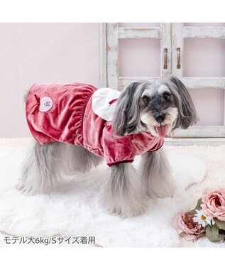 PET PARADISE ディズニー ミニーマウス ヨーク ワンピース 小型犬 レッド