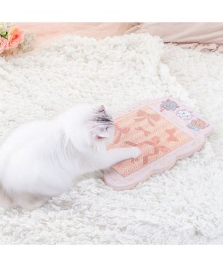 PET PARADISE ディズニー おしゃれキャット ３兄弟  交換爪とぎ ピンク