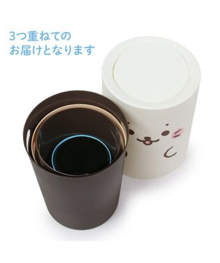 Mother garden しろたん お友達  顔ぼん  ダストボックス ３個セット《しろたんL / らっこいぬＭ / らむねS 》 ３個セット