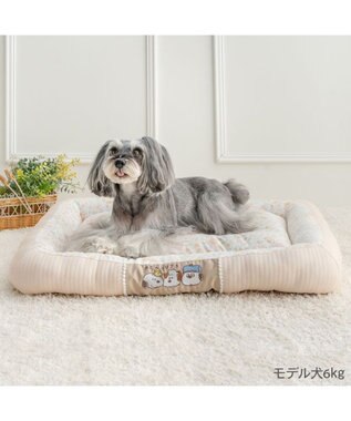 PET PARADISE スヌーピー カドラー Ｌ 《のほほん柄》　 ライトベージュ