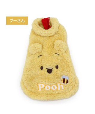 PET PARADISE ディズニー くまのプーさん お顔ハーフジップベスト 中型犬 くまのプーさん
