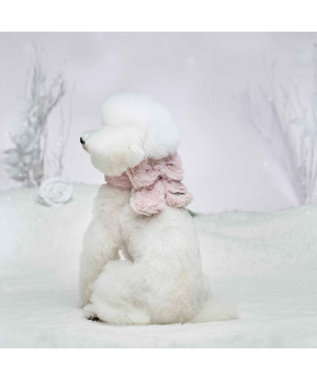 PET PARADISE cherircouture りぼんマフラー 小型犬 ピンク